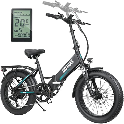 Gotrax R Folding Electric Bike With Miles Pas By V