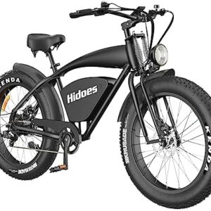 1200W Electric Bike for Adults, 26″ Fat Tire Ebike with 48V 17.5AH Battery, 37MPH Electric Commuter City Cruiser Bicycle for Women and Men Trail Riding