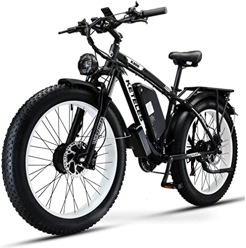 KETELES K800 2000W 23AH Electric Bike for Adults, 26” All Terrain Fat ...