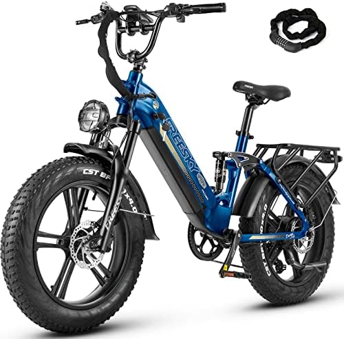 Freesky Step Thru Electric Bike For Adults 750w High Speed Motor 48v